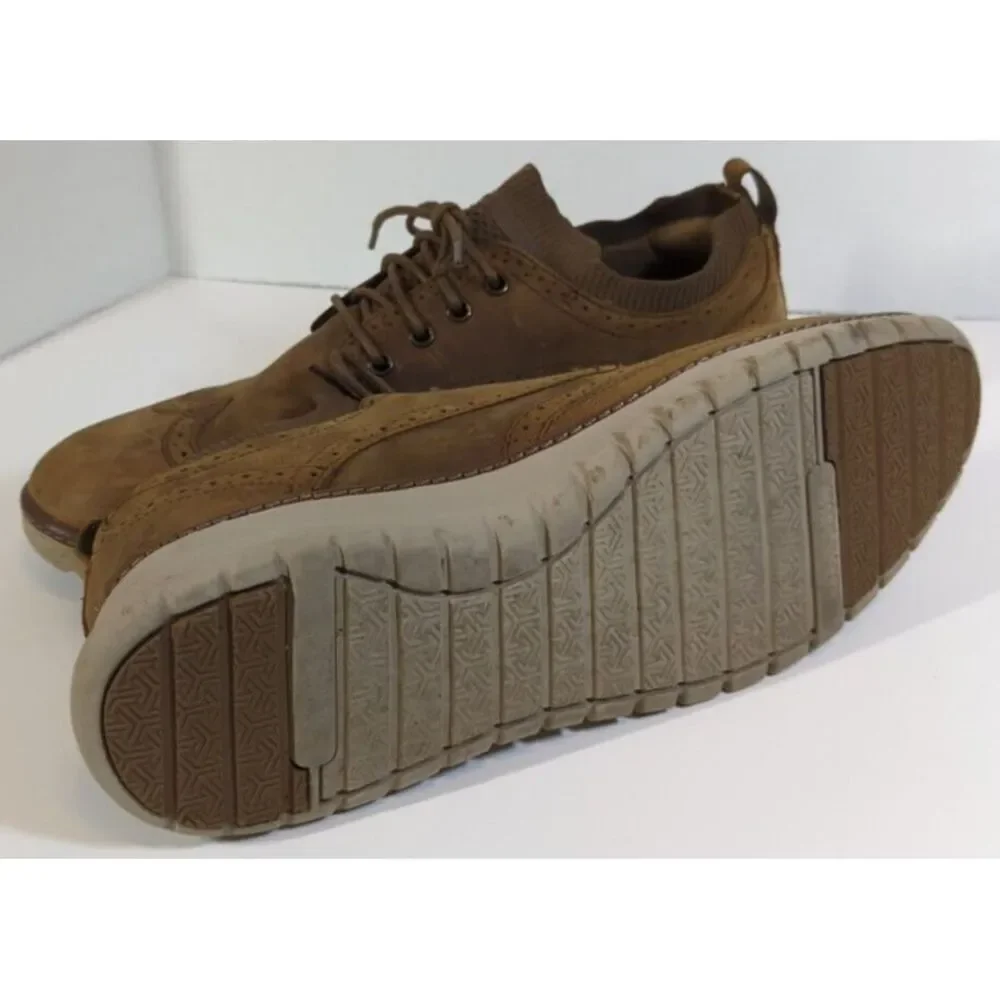 Mark Nason Neo Casual Decon Brown Oxfords Wingtip & Brogue Shoes Sz‎ 11.5